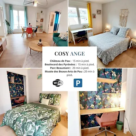 Cosy Ange 3ch - Place Verdun & Garage & Balcon Apartamento *